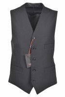 Väst Leon 7122 Tailored fit Svart